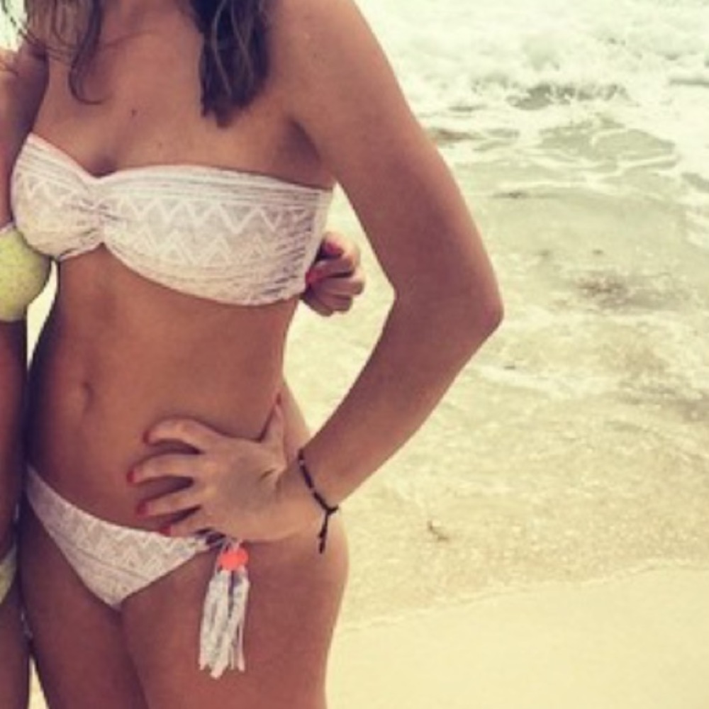 Victoria’s Secret reversible strapless swimsuit